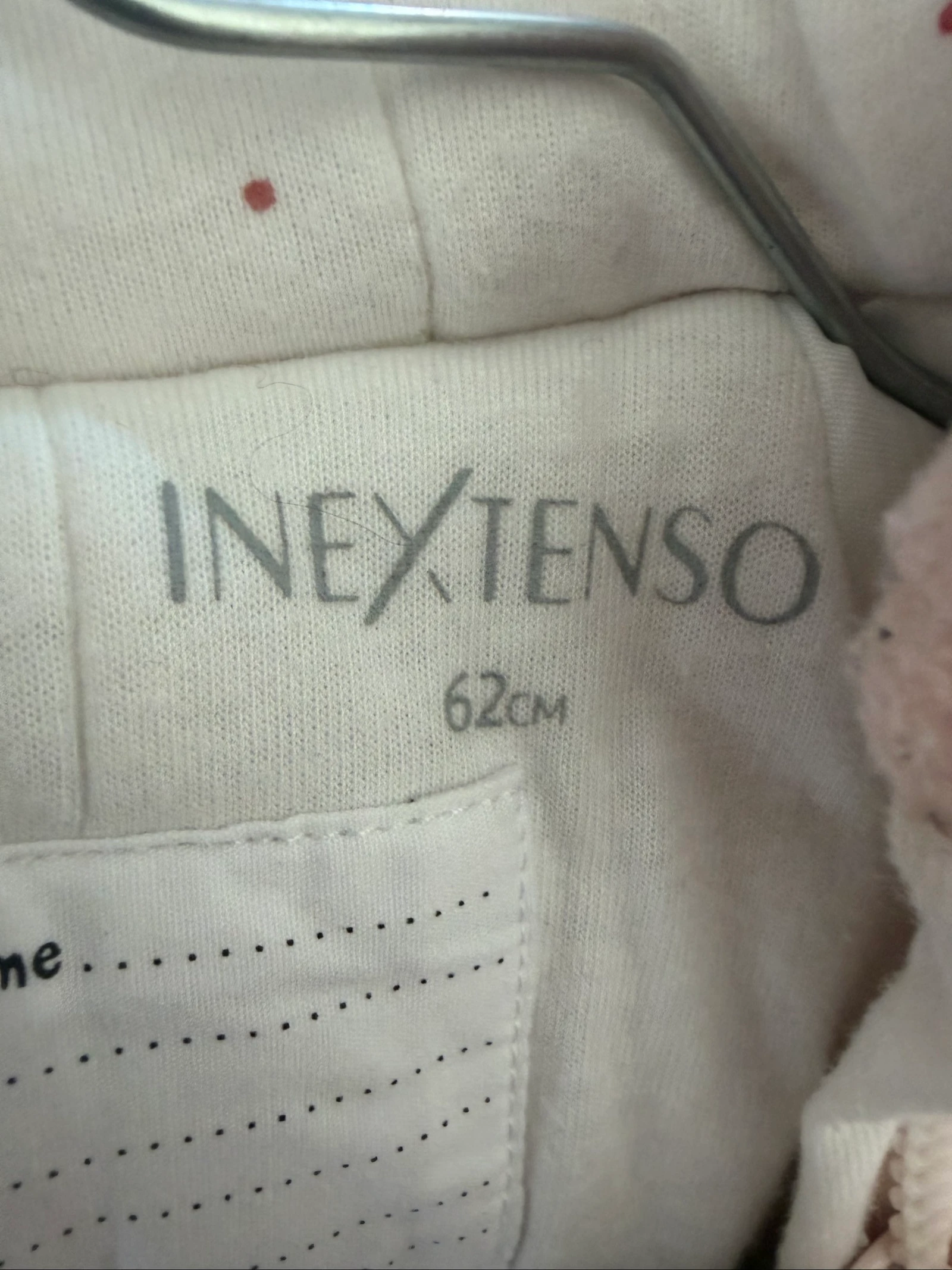 Macacão piloto bebê menina rosa Inextenso T. 62 cm (3 meses) - Muito bom estado – photo 4